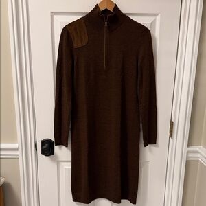 Ralph Lauren Brown Long Sleeve Dress